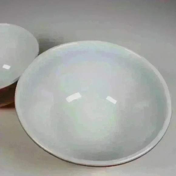 VINTAGE PYREX Old Orchard Mixing Bowls Nesting Lot of 2 60s 70s Brown 401 402 - Picture 4 of 16